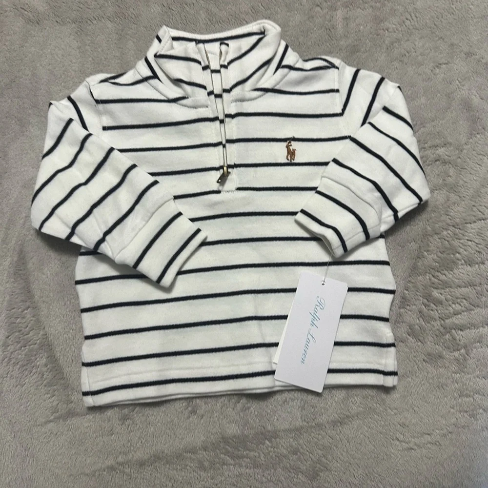 🆕Ralph Lauren baby zip pullover nwt